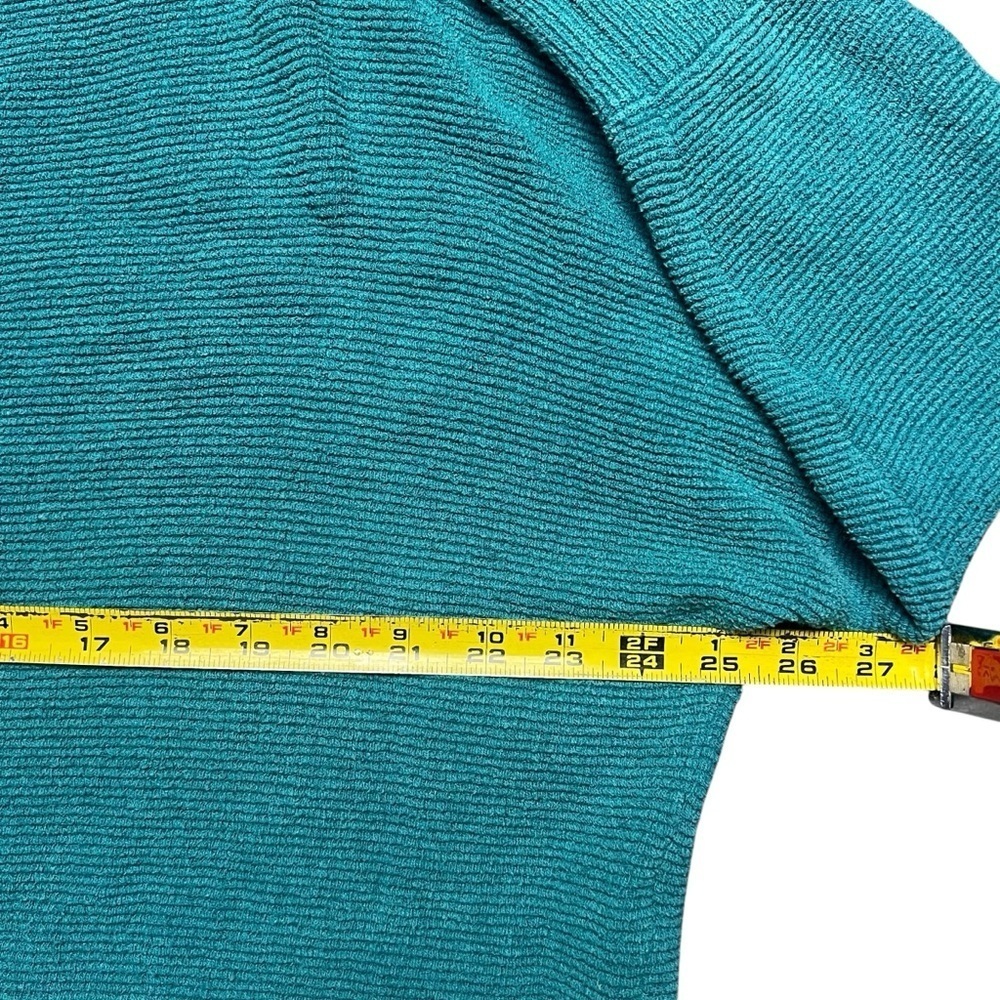 Free People Womens Ottoman Thick Slouchy Tunic Dress In Teal Blue Size M - Picture 7 of 7